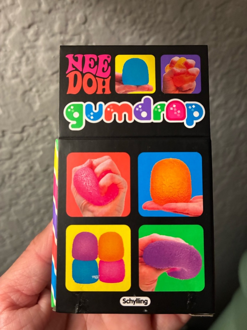NWT NeeDoh Schylling Gumdrop Super Solid Squish! In Orange. Brand new. - Picture 4 of 4
